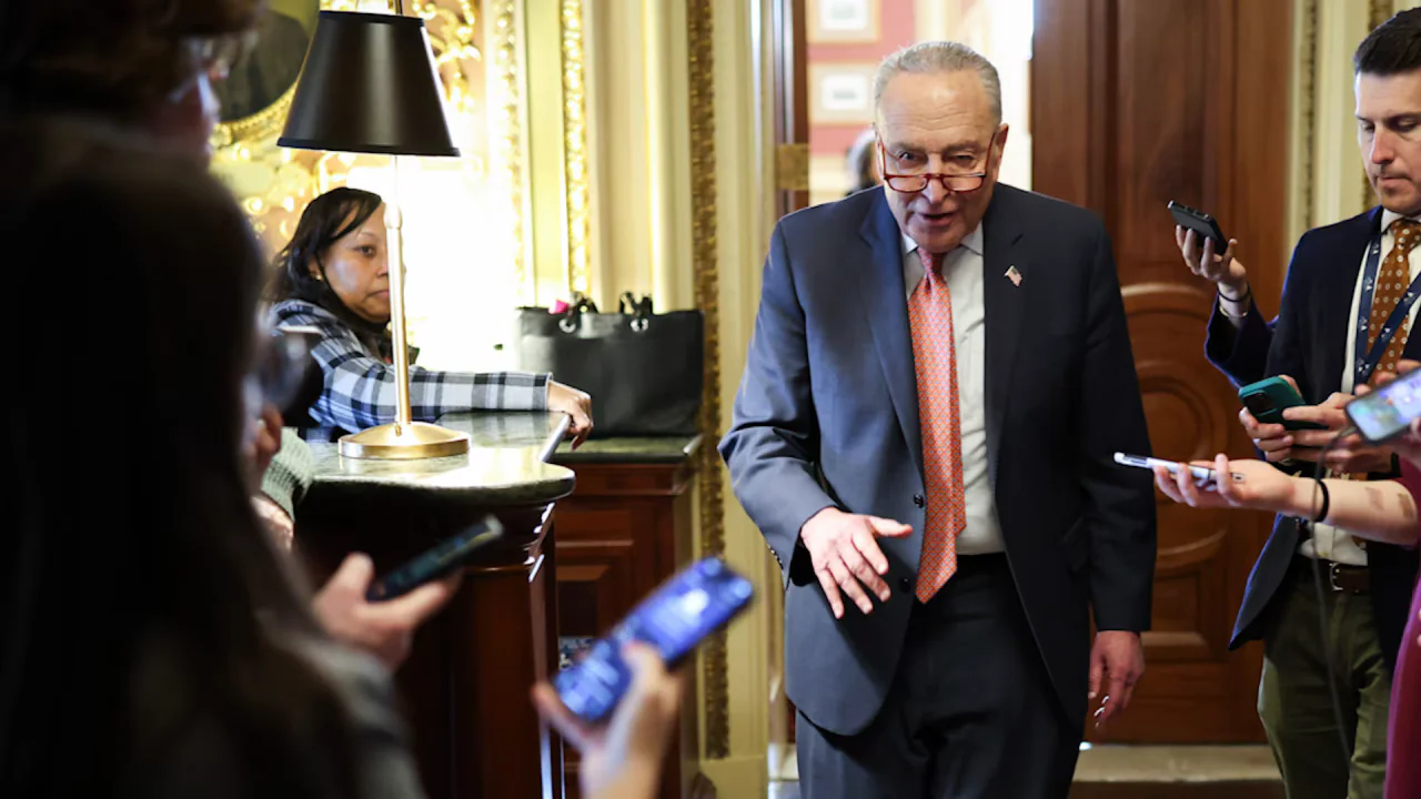 Sen. Schumer Says He Will Vote for GOP Spending Bill to Avert ...